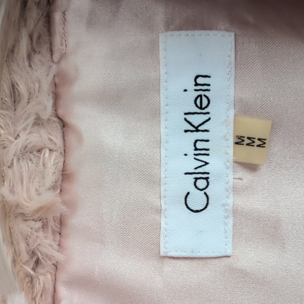 Calvin Klein Pink Faux Fur Vest - Picture 2 of 7